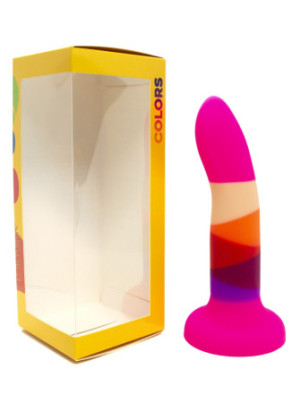 Gode ventouse 6 couleurs rose - DO-051-S-7